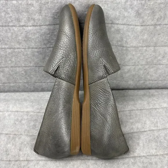 Dansko Gray Leather Flats - Picture 7 of 9